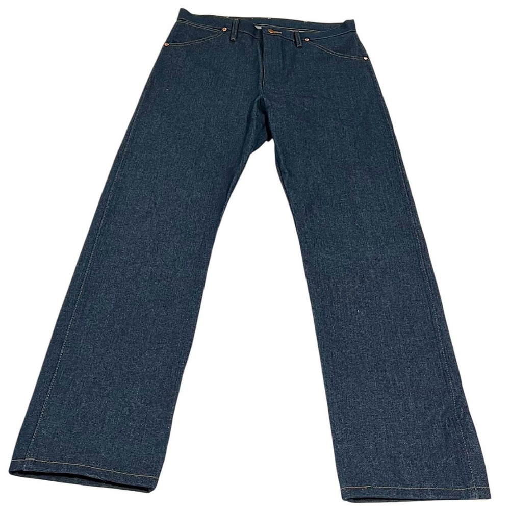 VTG 80s Wrangler Cowboy Cut Men's Jeans 36x32 Indigo Straight Leg